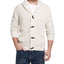 Weatherproof Vintage Jersey Lined Cardigan With Toggles Ecru