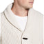 Weatherproof Vintage Jersey Lined Cardigan With Toggles Ecru