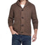 Weatherproof Vintage Jersey Lined Cardigan With Toggles Taupe Heather