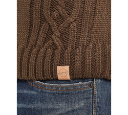 Weatherproof Vintage Military Button Mock Turtleneck Sweater Military Green thumbnail 2