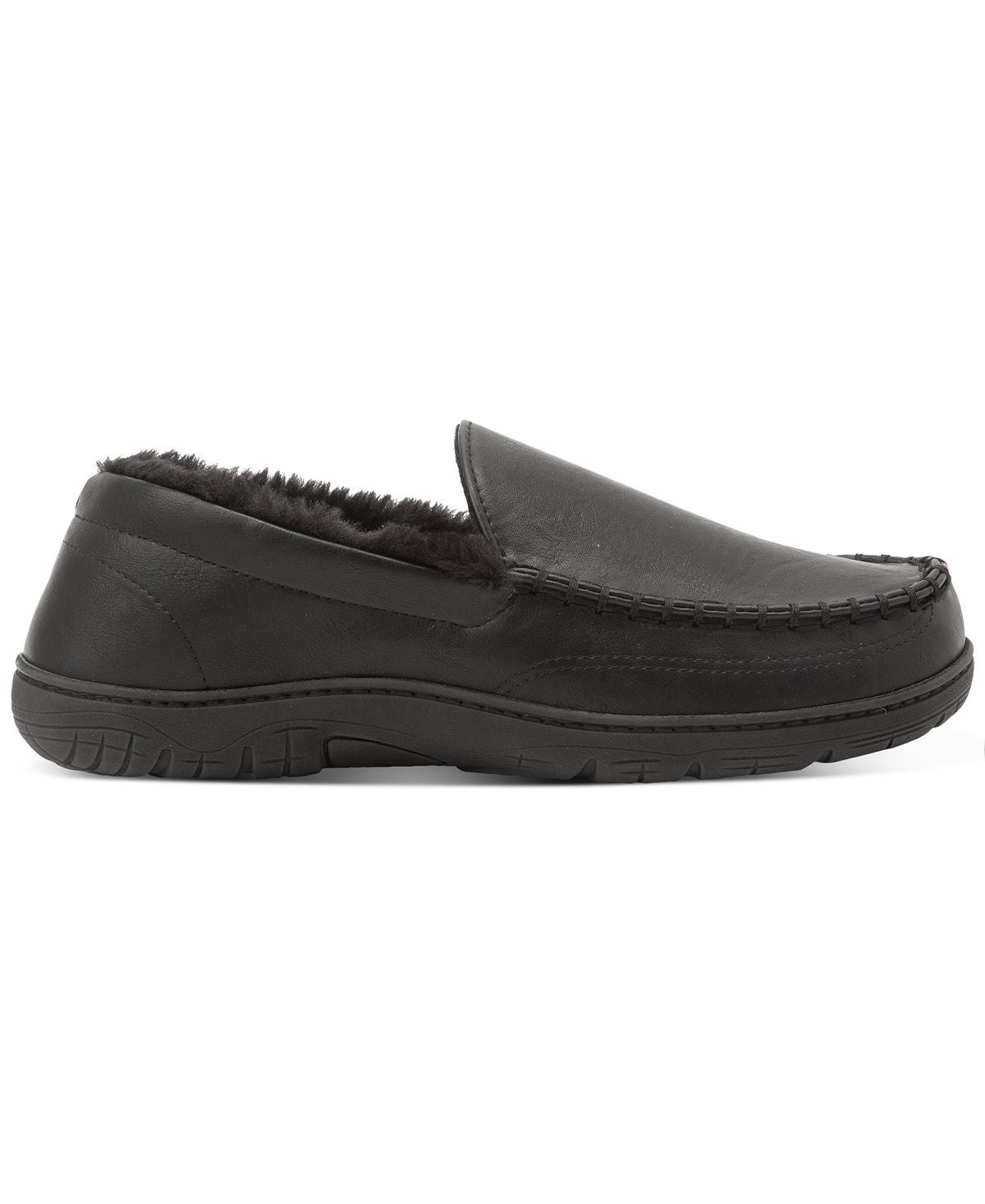 Weatherproof Vintage Moccasin Slippers Black