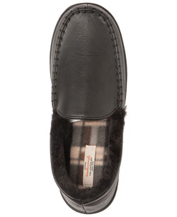 Weatherproof Vintage Moccasin Slippers Black thumbnail 3