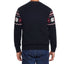 Weatherproof Vintage Snowflake Crew Neck Sweater Black