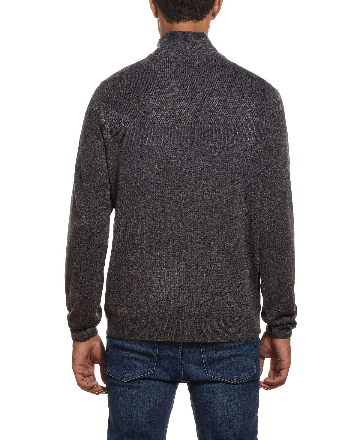 Weatherproof Vintage Soft Touch 1/4 Zip Sweater Pewter Heather