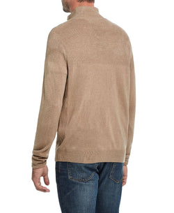 Weatherproof Vintage Soft Touch 1/4 Zip Sweater Sand thumbnail 2