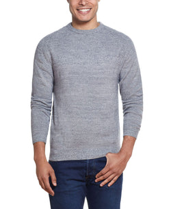 Weatherproof Vintage Soft Touch Stripe Crew Neck Sweater Gray Marl thumbnail 1