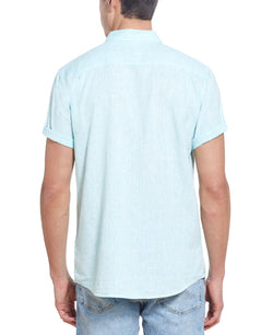 Weatherproof Vintage Solid Short Sleeves Shirt Mint thumbnail 2