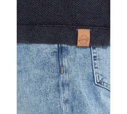 Weatherproof Vintage Stonewashed Textured Sweater Blue Nights thumbnail 4