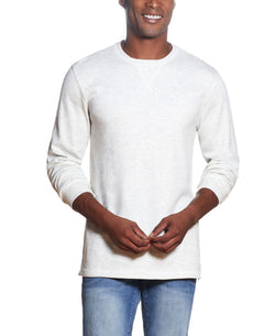Weatherproof Vintage Waffle Crew Neck T-shirt Oatmeal thumbnail 1