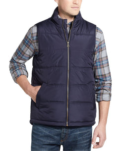 Weatherproof Vintage Zip-front Vest Black thumbnail 1