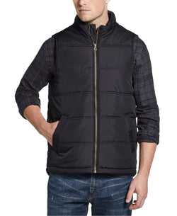 Weatherproof Vintage Zip-front Vest Black thumbnail 2