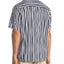 Wesc Short-sleeve Striped Regular Fit Button-down Shirt Navy Blazer