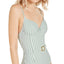 Weworewhat Striped Danielle Underwire One-piece Swimsuit Jadeite