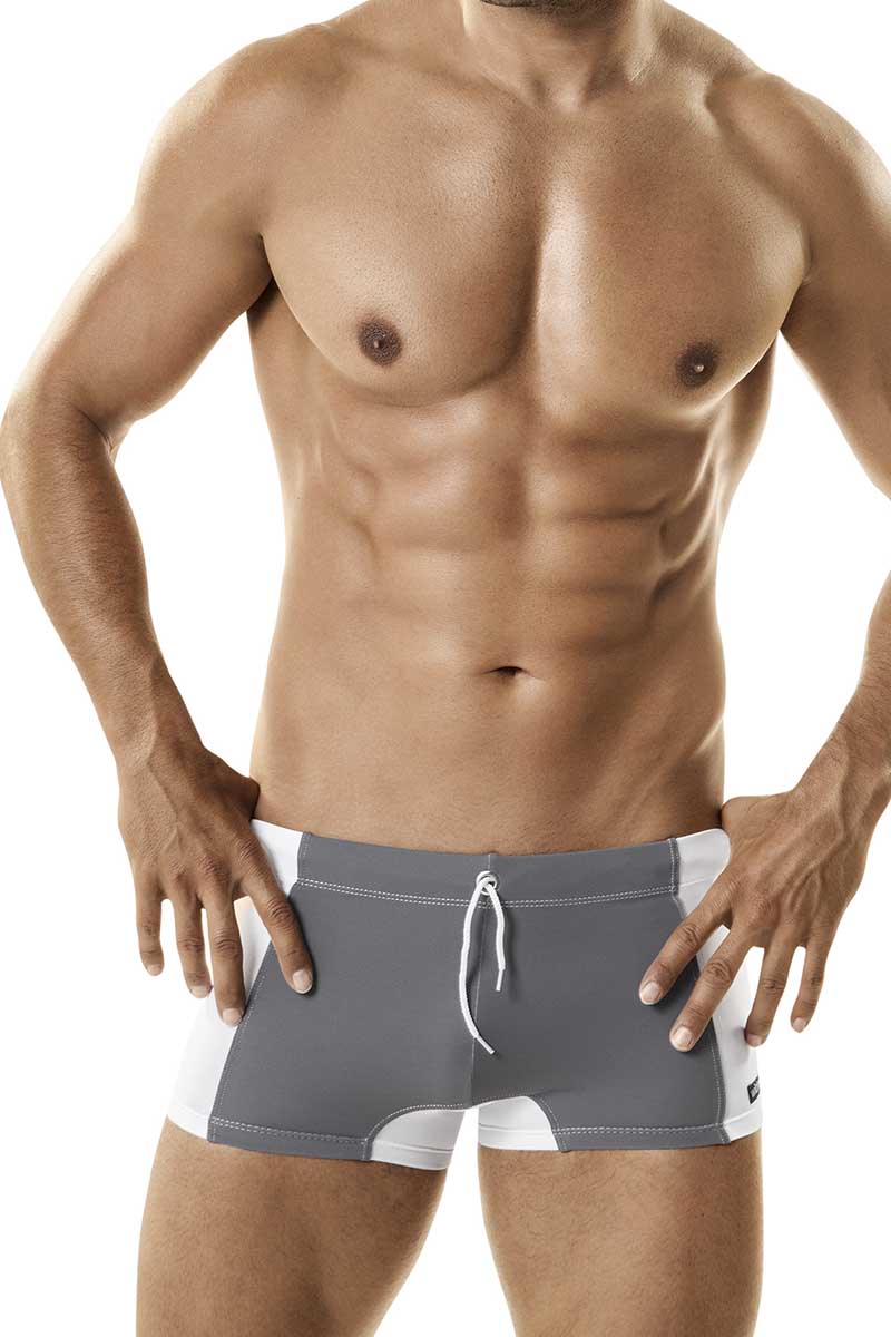 WildmanT Grey Pontus Swim Square Cut