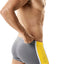 WildmanT Grey & Yellow Mazu Swim Square Trunk