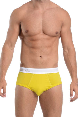 Wood Yellow Classic Brief