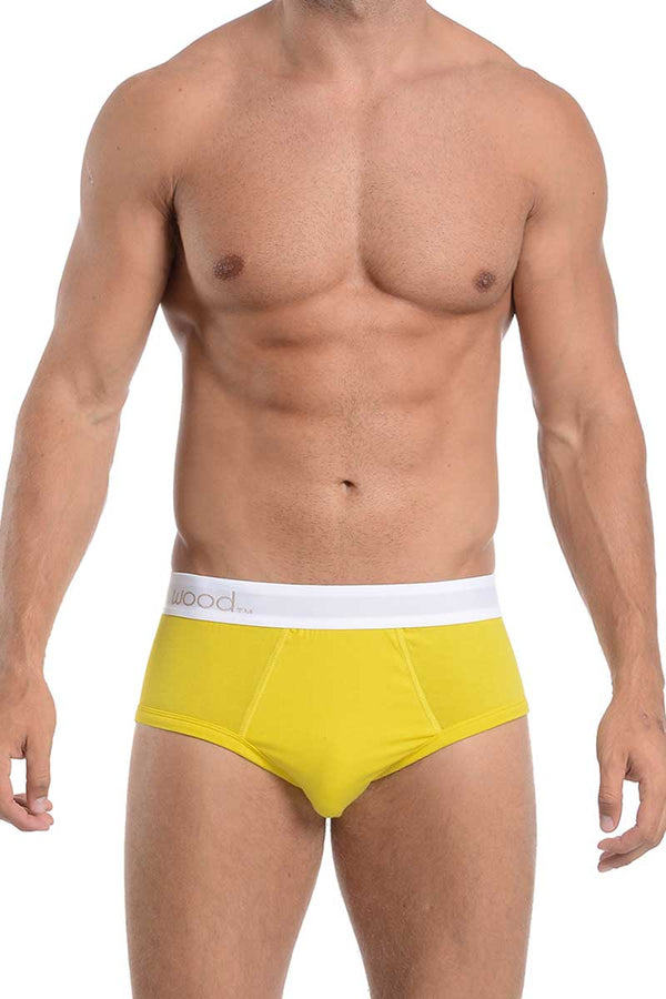 Wood Yellow Classic Brief