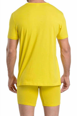 Wood Yellow V-Neck Shirt thumbnail 2