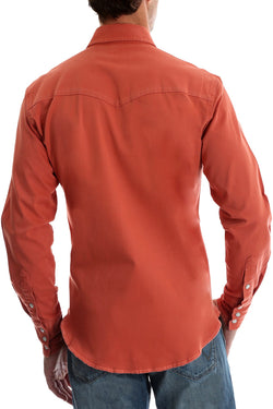 Wrangler Hot Sauce Authentic Western Snap Front Twill Shirt thumbnail 2