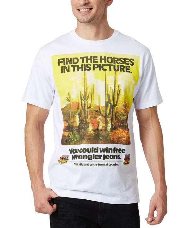 Wrangler Poster Print Graphic T-shirt White
