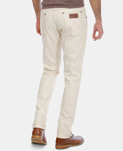 Wrangler Slim Tapered Jeans Clean Natural thumbnail 2