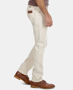 Wrangler Slim Tapered Jeans Clean Natural thumbnail 3