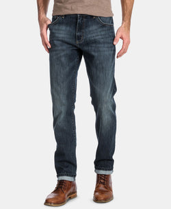 Wrangler Slim Tapered Larston Jeans Dark Wash thumbnail 1
