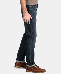 Wrangler Slim Tapered Larston Jeans Dark Wash thumbnail 2