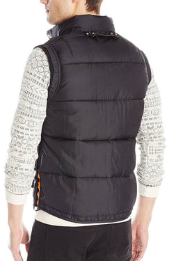 X-Ray Jeans Black Slim Fit Puffer Vest thumbnail 2