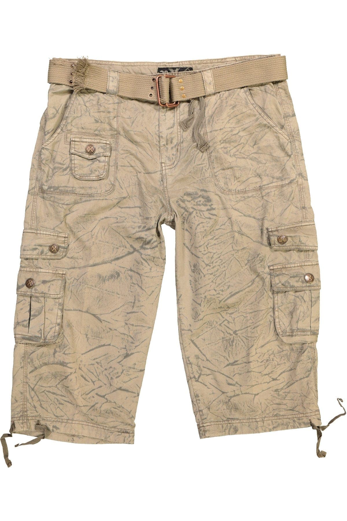 X-Ray Jeans Khaki Green Industrial Short