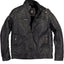 X-Ray Jeans Navy Distressed Faux-Leather Zip-Up Jacket