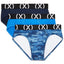 (X) Varsity Navy Powerblue and Tech Camo No Show Briefs 3-Pack