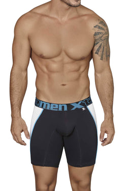 XTREMEN Black/Blue/White Cotton Sport Boxer Brief thumbnail 2