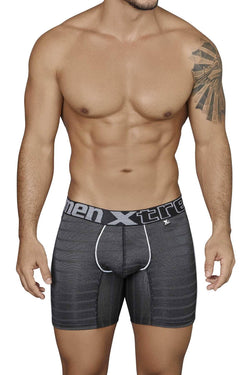 XTREMEN Black Jacquard Mini-Print Boxer Brief thumbnail 1
