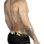 XTREMEN Black/Lime Exposed Microfiber Brief