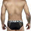 XTREMEN Black Mesh-Sides Brief