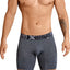 XTREMEN Black Muted Geometric Print Boxer Brief