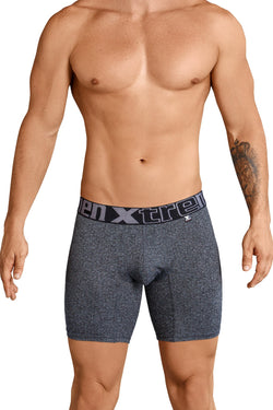 XTREMEN Black Muted Geometric Print Boxer Brief thumbnail 1