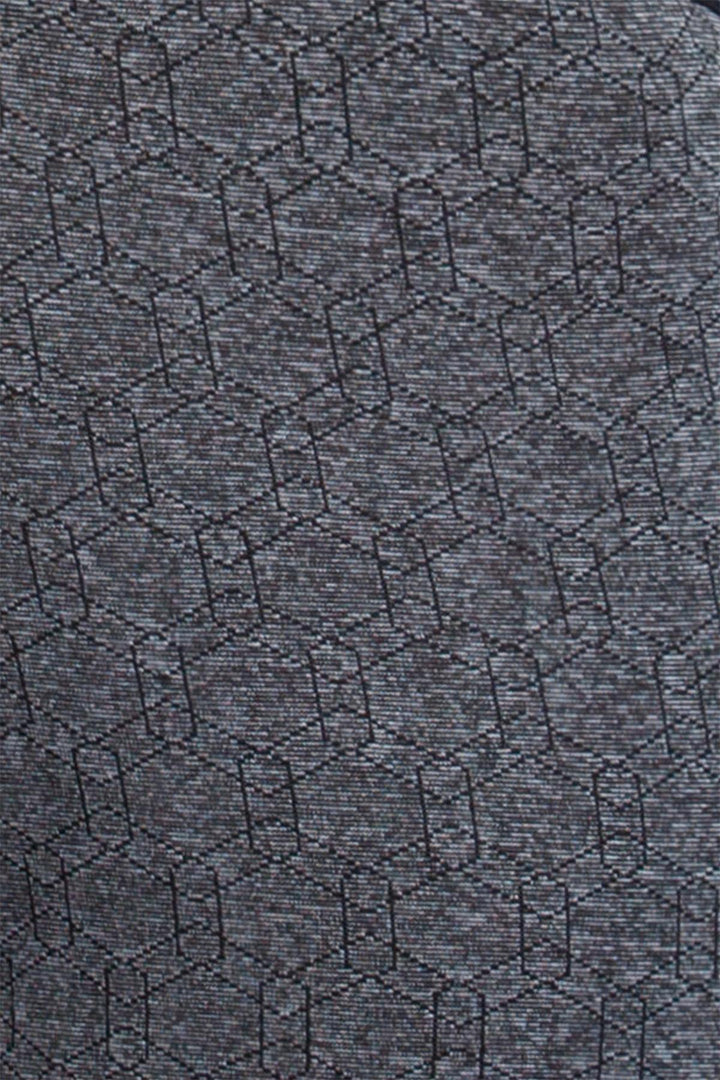 XTREMEN Black Muted Geometric Print Boxer Brief