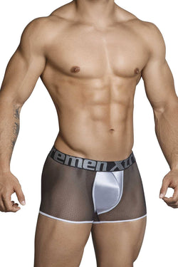 XTREMEN Black/Silver Microfiber and Mesh Trunk thumbnail 2