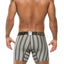 XTREMEN Black/White Stripe Microfiber Boxer Brief