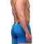 XTREMEN Blue/Grey-Striped Microfiber Boxer Brief
