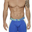 XTREMEN Blue/Lime/White Cotton Sport Boxer Brief
