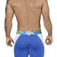 XTREMEN Blue/Lime/White Cotton Sport Boxer Brief