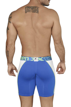 XTREMEN Blue/Lime/White Cotton Sport Boxer Brief thumbnail 4