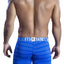 XTREMEN Blue/White Microfiber Small-Stripe Boxer Brief