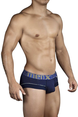 XTREMEN Dark-Blue/Beige Exposed Microfiber Brief thumbnail 2