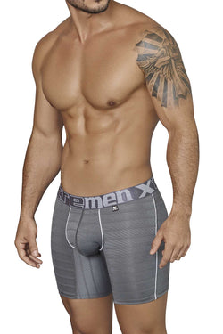 XTREMEN Dark-Grey Jacquard Mini-Print Boxer Brief thumbnail 2