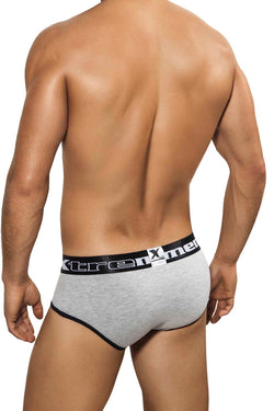 XTREMEN Grey/Black Classic Contrast Brief thumbnail 2