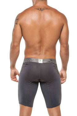 XTREMEN Grey Microfiber Sports Long Boxer Brief thumbnail 4